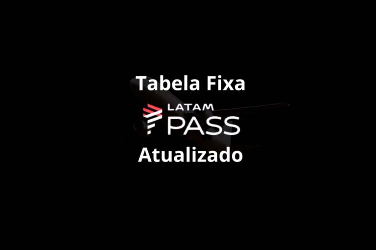 tabela fixa latam pass 2025