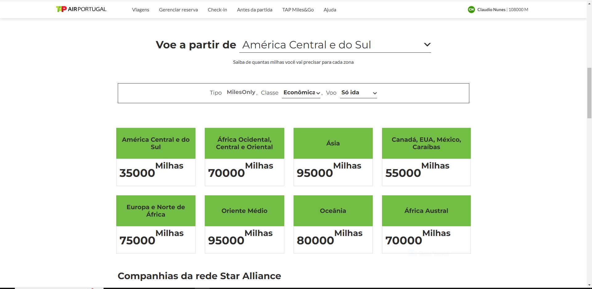 Tabela fixa TAP 2025 ATUALIZADO Manual do Passageiro