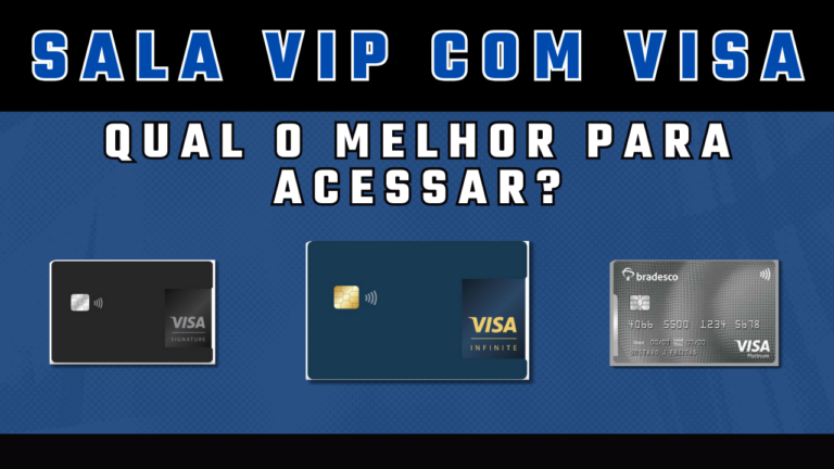 Sala vip com cartão visa