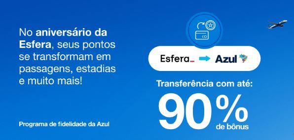 azul fidelidade e esfera